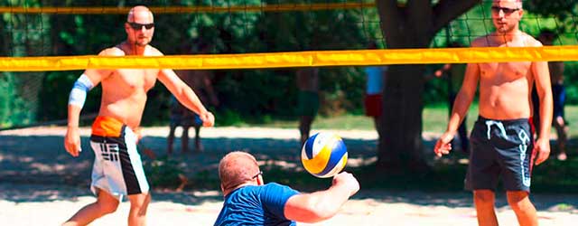 Beach-Volleyball-Turnier der Stadtwerke Premnitz in Premnitz